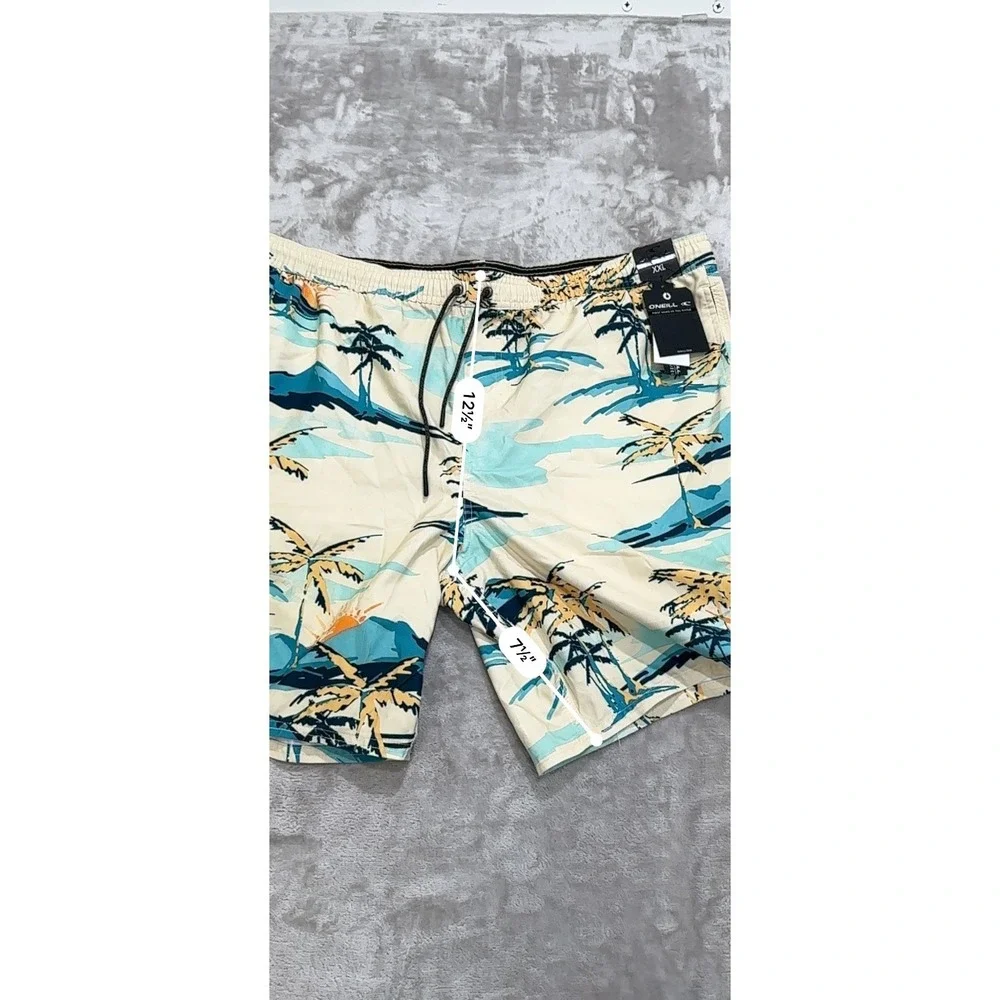 O'Neill‎ Cruzers Cabana Volley Shorts Mens Size XXL Crisp Graphics New With Tags